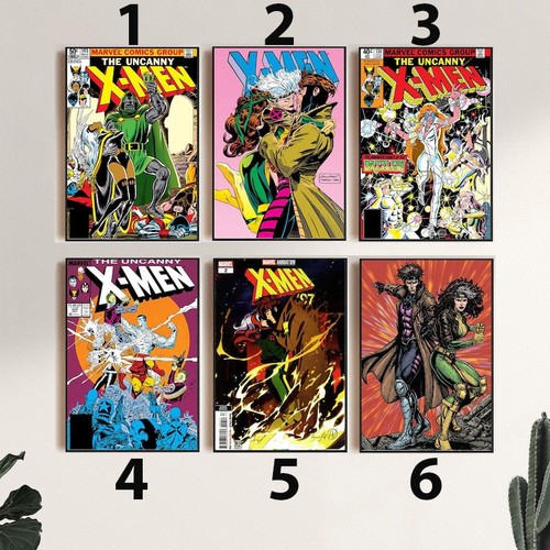 Men comic cover poster - poster, set