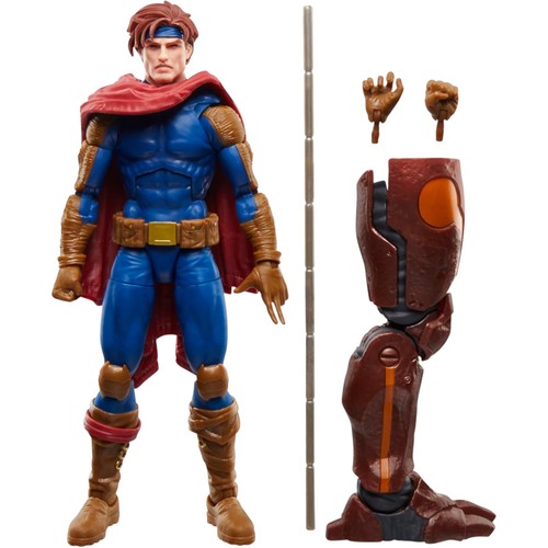 Marvel legends men gambit - x-men, 6