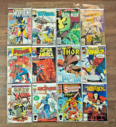 Marvel comic lot x19 - marvel, dc