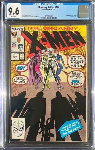 Uncanny men 244 - cgc, 1st