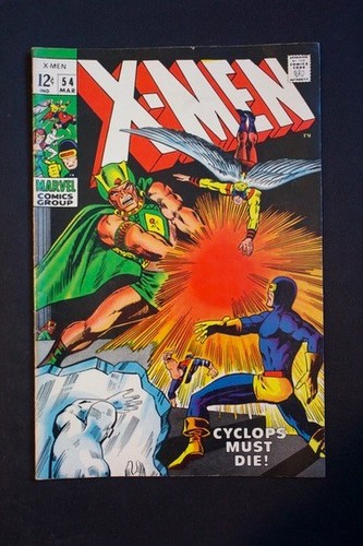 1969 marvel comics men 54 - x-men, #54
